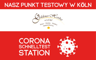 Wykonujemy testy w kierunku COVID-19